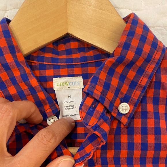Boy’s Crewcuts Dress Shirts (3) Sz 8/10 - Picture 4 of 7